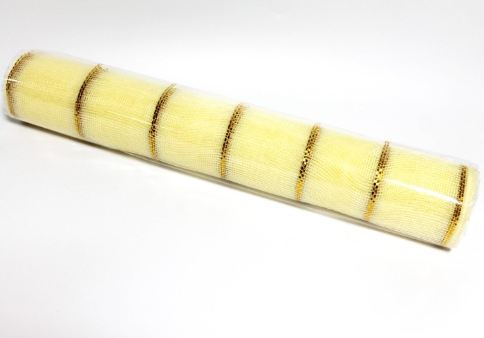 ЛС1519 Б/С Сетка золотая полоса (53см-7,3м)