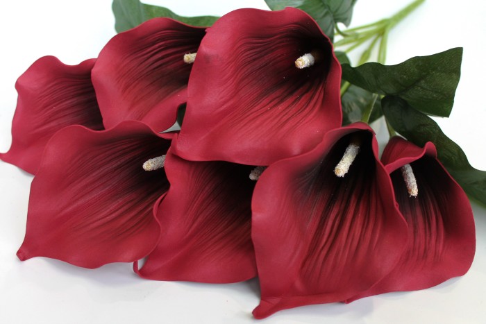 Б11283 Б/С Бук.особо крупной рифленой каллы"Пикассо"7г.Н62см(20микс)