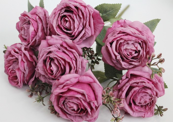 Б11643 Б/С Букет роз"Лаура"обожженный 7г.Н43см(4микс)