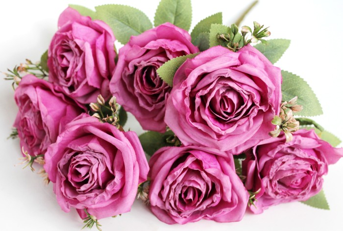 Б11643 Б/С Букет роз"Лаура"обожженный 7г.Н43см(4микс)