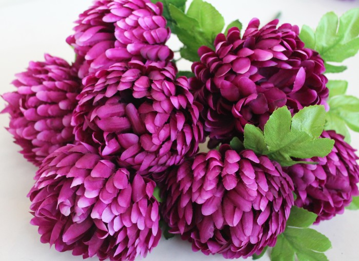 Б10268 Бук.хриз.помпонной"Панда"13сл.7г.Н52см(8микс)