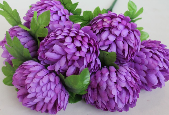 Б10268 Бук.хриз.помпонной"Панда"13сл.7г.Н52см(8микс)