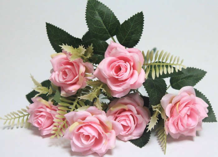 Б12167 Б/С Букет роз 6 гол."Маленькая леди"32см(10микс)