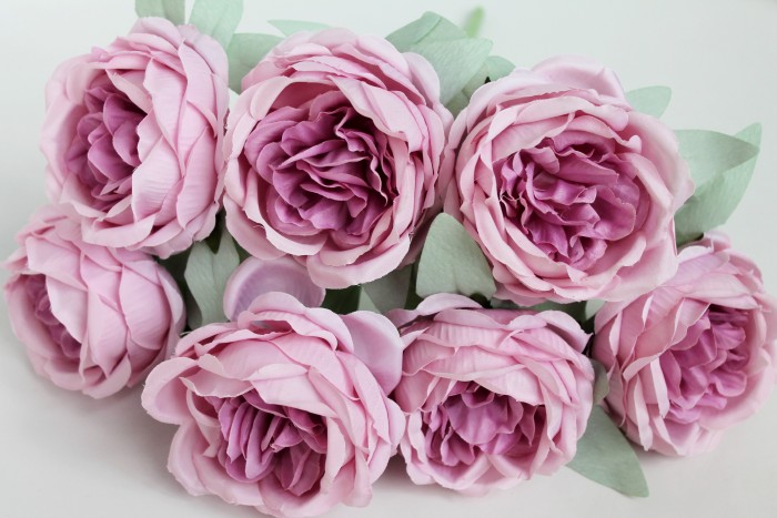 Б11754 Б/С Бук.роза пионовидная 7гол."Свадьба"Н44см(3микс)