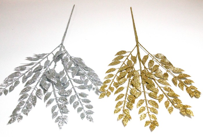 В12094 Б/С Ветка ива мерцающая высокая 3-ая 72см