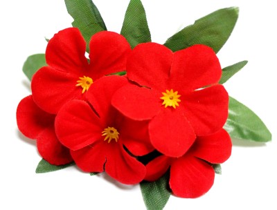 Б12246 Букет яркая бархатная фиалка в розетке 23см(100шт)