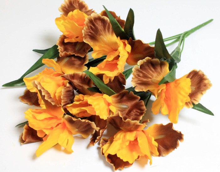 Б9144 Б/С Бук. ирис по расцветкам 7 гол.оригинал."Лорион"65см(10шт)