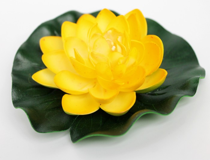 Э5317 Б/С Цветок лотоса латекс кувшинка водоплавающая Н14см