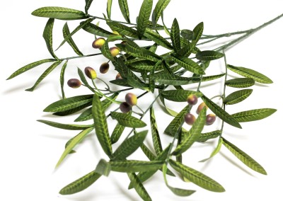 В12098 Б/С Ветка олива 14 ягод 10веток Европейская 102см(5шт)