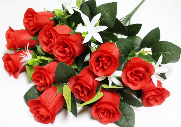 Б12249 Букет 12 гол.бутон"Любимчик" 48см(10микс)