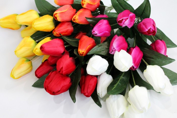 Б10535 Букет круп.тюльпана"Герцогиня"9г.Н53см(20микс)