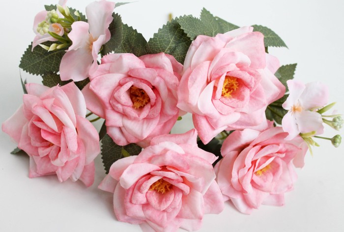 Б11969 Б/С Букет евро роз с доб.цветоч."Полина"7г.31см(10шт)