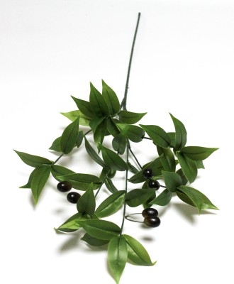 В12099 Б/С Ветка олива королевская 6 веток  6 ягод 90см(10шт)