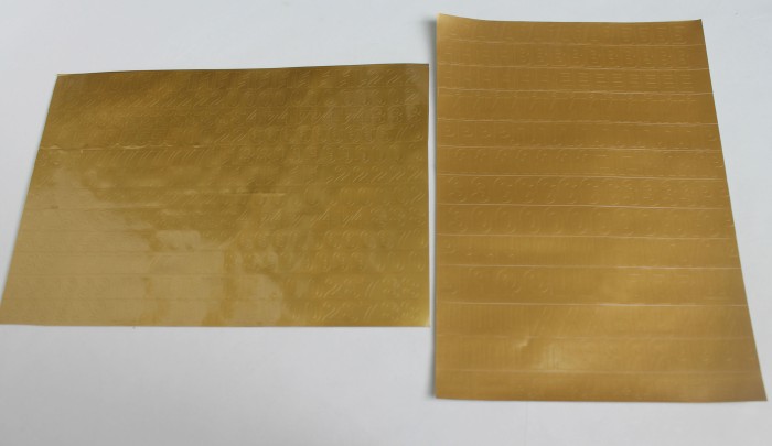 Р1951 Комплект букв для таблички (уп-на10шт.)