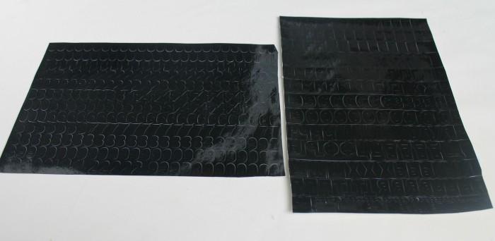 Р1951 Комплект букв для таблички (уп-на10шт.)