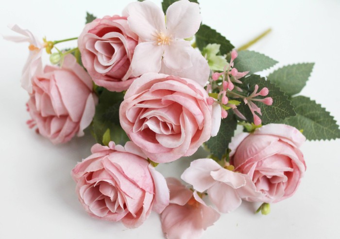 Б11970 Б/С Букет евро роз"Лорена"5в.29см(10шт)