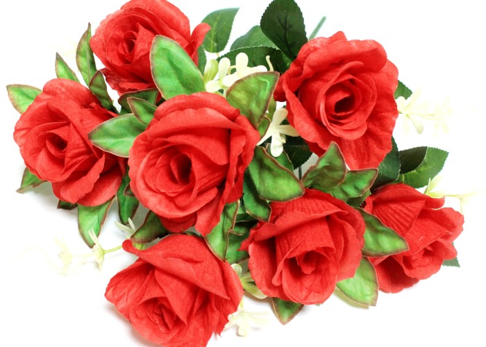 Б12253 Букет роз 7гол."Марьяна" 41см(20микс)