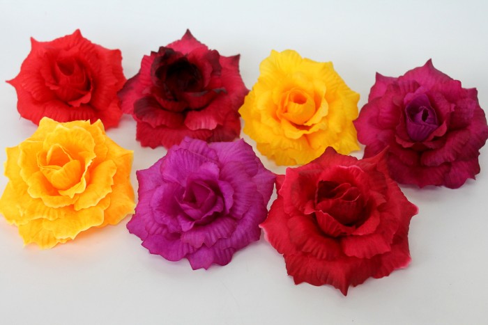 Г7202 Б/С Гол. розы сред. 5сл.13,5 см"Зарница"(30/600шт)